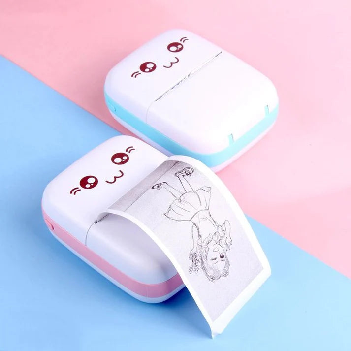 Mini Pocket Thermal Printer – Wireless Inkless Bluetooth Printer for Notes, Labels, Journals & Aesthetic DIY Stickers