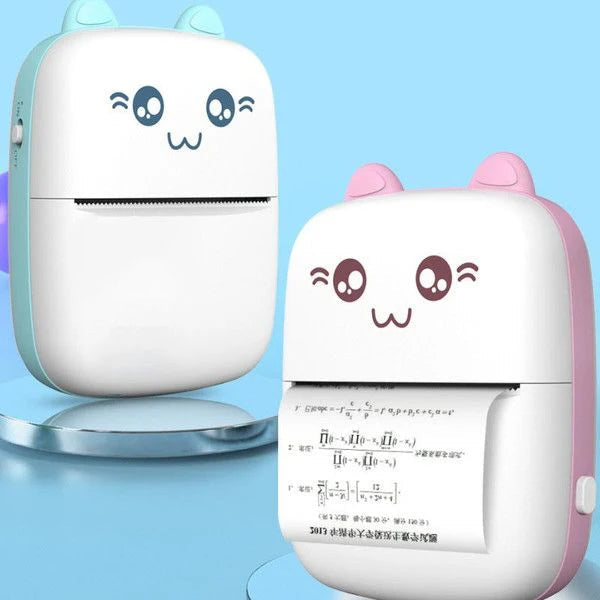 Mini Pocket Thermal Printer – Wireless Inkless Bluetooth Printer for Notes, Labels, Journals & Aesthetic DIY Stickers