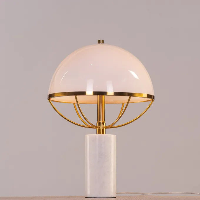Sweet Jasmine (White) Marble Table Lamp